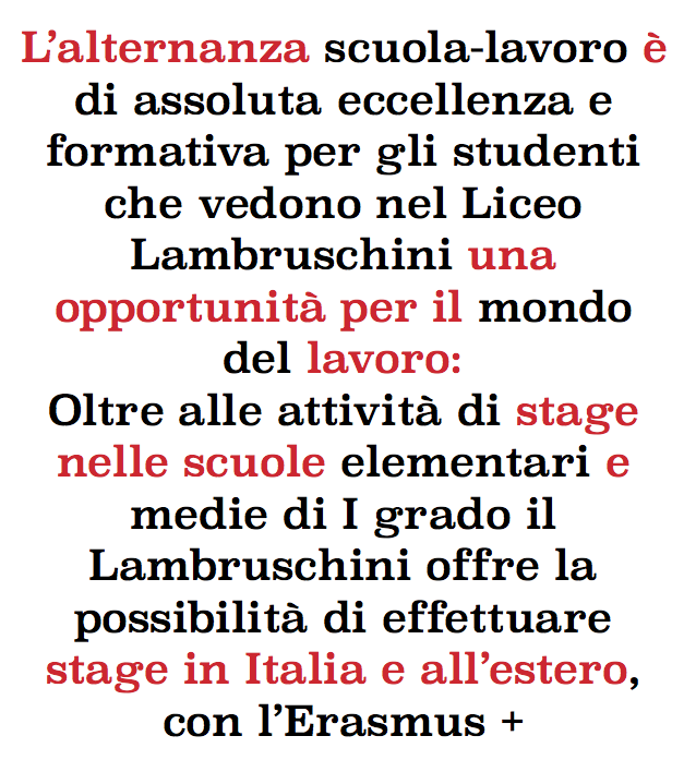 alternanza articolo