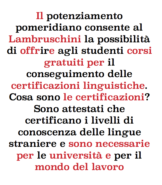 certificazioni linguistiche