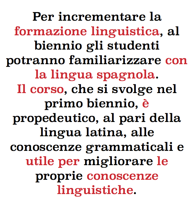 lo spagnolo